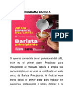 Barista Principiante