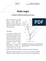 Yersinia Pestis: Nota Periodística