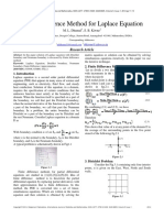 ART Finite Difference Method For Laplace Equation