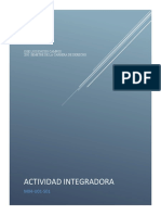 Actividad Integradora: Jose Luis Enciso Campos 2do. Semetre de La Carrera de Derecho