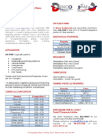 AA 3105-F Tread/Chequered Plates: Aluminium Alloy