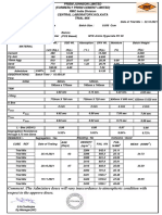 M30Easycrete, Trial Sheet