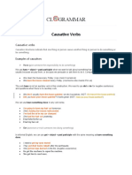 CL Grammar: Causative Verbs