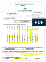 Atividade Complementar 10 Ciclo Das Rochas TJ Gabarito