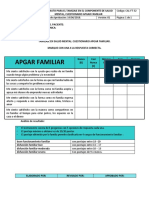 CAL-FT-32. Formato para El Tamizaje en El Componente de Salud Mental. Cuestionario APGAR Familiar