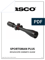 Sportsman Plus: Riflescope Owner'S Guide