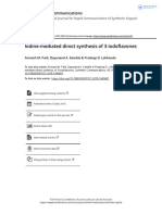 Iodine Mediated Direct Synthesis of 3 Iodoflavones