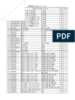 SCC500 Parts List: Item Part No. Unit QTY Name and Specification