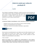 4.1 Método de Custeio Por Ordem de Produção II