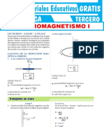 ELECTROMAGNETISMO Inducción Magnética para Tercer Grado de Secundaria