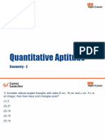 Quantitative Aptitude: Geometry - 2