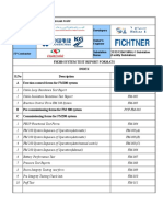 Fm200 System Test Report Formats Index SL - No Description Document No. A Erection Control Forms For FM200 System