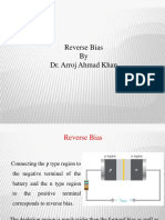 Reverse Bias by Dr. Arroj Ahmad Khan