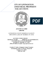 County of Livingston Foreclosed Real Property Tax Auction: AUGUST 17, 2010 6:00 PM