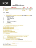 Composite Metal Panel System: Rev # Description of Change Author WP# Date