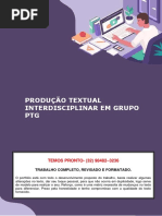 Produção Textual Interdisciplinar em Grupo PTG