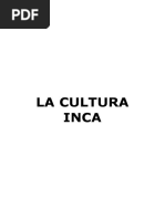 Analisis de La Cultura INCA