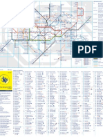 Large Print Tube Map