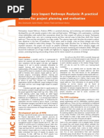 Participatory Impact Pathways Analysis: A Practical Method For Project Planning and Evaluation