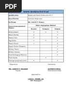 MTF 7 Waste Segregation Plan