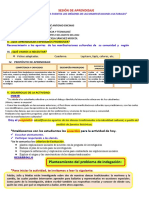 Csesión Investigamos Origenes de Las Manifestaciones Culturales.