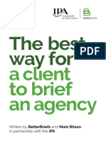 The Best Way For A Client To Brief An Agency