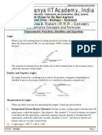 Trigonometric Functions, Identities and Equations