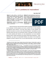 HOLZ, Hans Heinz. György Lukács e o Problema Do Irracionalismo. Trad. Ronaldo Vielmi Fortes