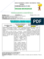 Sequência 05 - 6º Ano - Pensamento Científico e Atividade de Pesquisa.