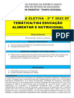 Desenrola, Bate e Toma Um Cafezinhoementa Eletiva 2º Trimestre 2022