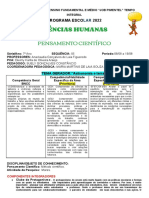 Sequência 05 - 7º Ano - Pensamento Científico e Atividade de Pesquisa