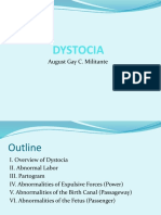 Dystocia: August Gay C. Militante