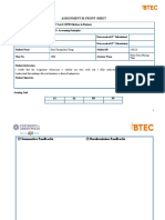 Assignment 01 Front Sheet