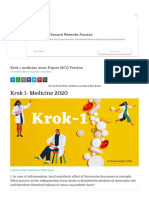 Krok 1 Medicine 2020 Papers MCQ Practice - OnlineKitaabs