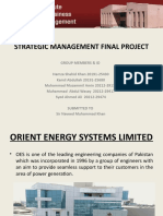 Final Project - Strategic Managements