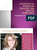 5 PPT - A Entrevista Na Pesquisa em Educação