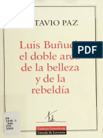 Octavio Paz Luis Buñuel El Doble Arco de La Belleza y de La Rebeldia