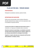 Plan Lector 3°p - 2022