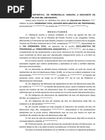 Sentencia Juicio Ordinario Civil HETC171219