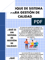 Enfoque de Sistemas para La Calidad