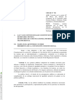 Oficio 703 Normas Aprobadas Del Informe de Reemplazo Com. Sistema Politico