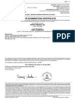 MED BV Certificate For FDL 1