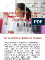 Cosmetics Analysis PPT PDF Free