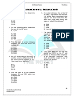 Arithmetic Series The Notes