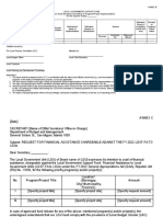 Annex B Local Government Support Fund Report On Fund Utilization and Status of Program/Project Implementation For The Quarter Ended