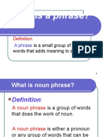 What Is A Phrase?: Definition