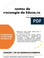 Apresentação Fundamentos Psicológicos Educação