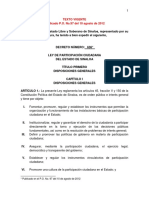 07 Ley de Participacion Ciudadana Del Estado de Sinaloa