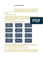 Steps in Writing Business Research Proposal