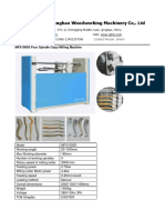 Qingdao Haozhonghao Woodworking Machinery Co,. LTD: MFX1000S Four Spindle Copy Milling Machine